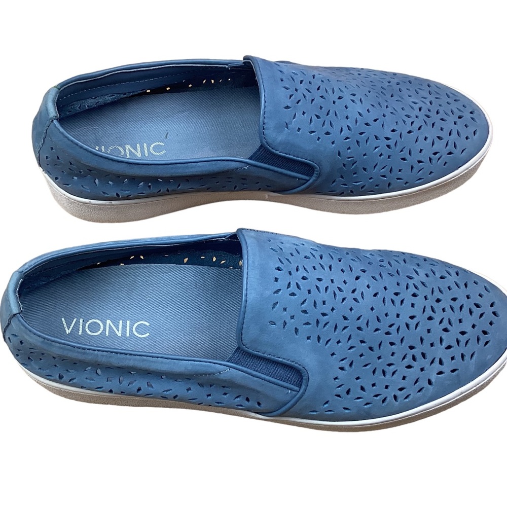 Vionic Splendid Midi Perforated Suede Slip-On Sne… - image 2